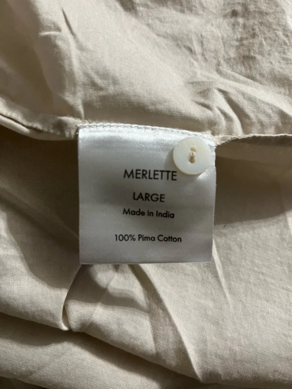RARE Merlette Martel Pleated Dress Sz L - Picture 8 of 8